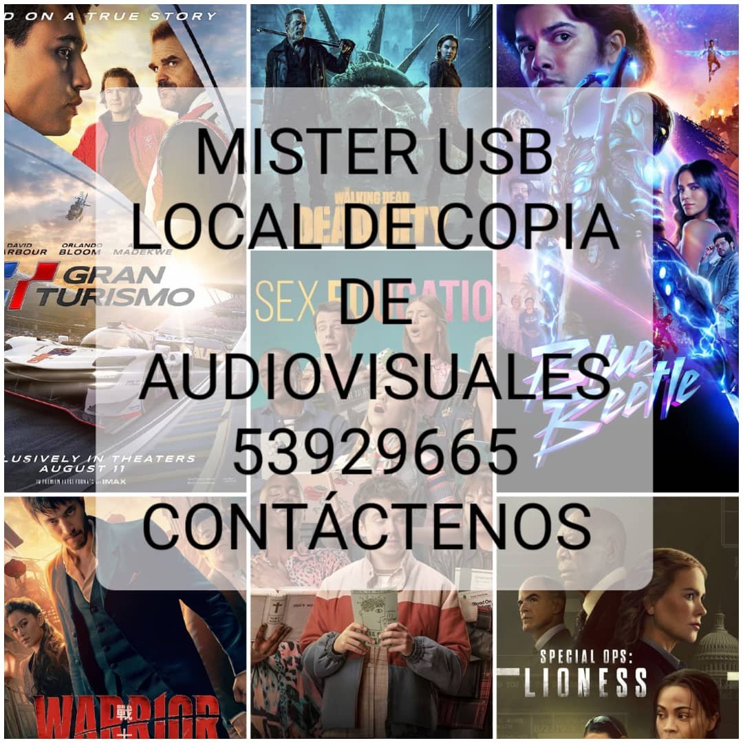 !!Somos mister USB,un local exclusivo para la copia de audiovisuales,Luis 539296