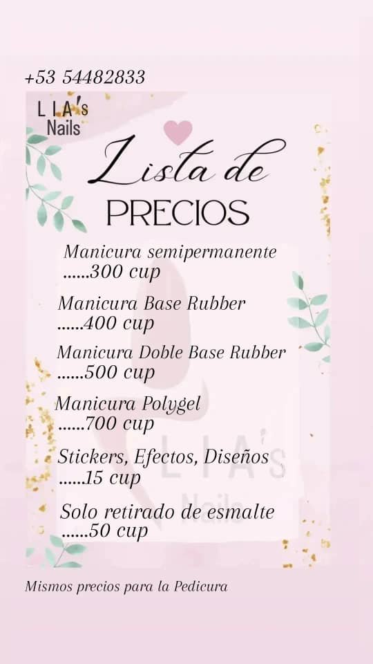 Manicura Pedicura uñas de gel