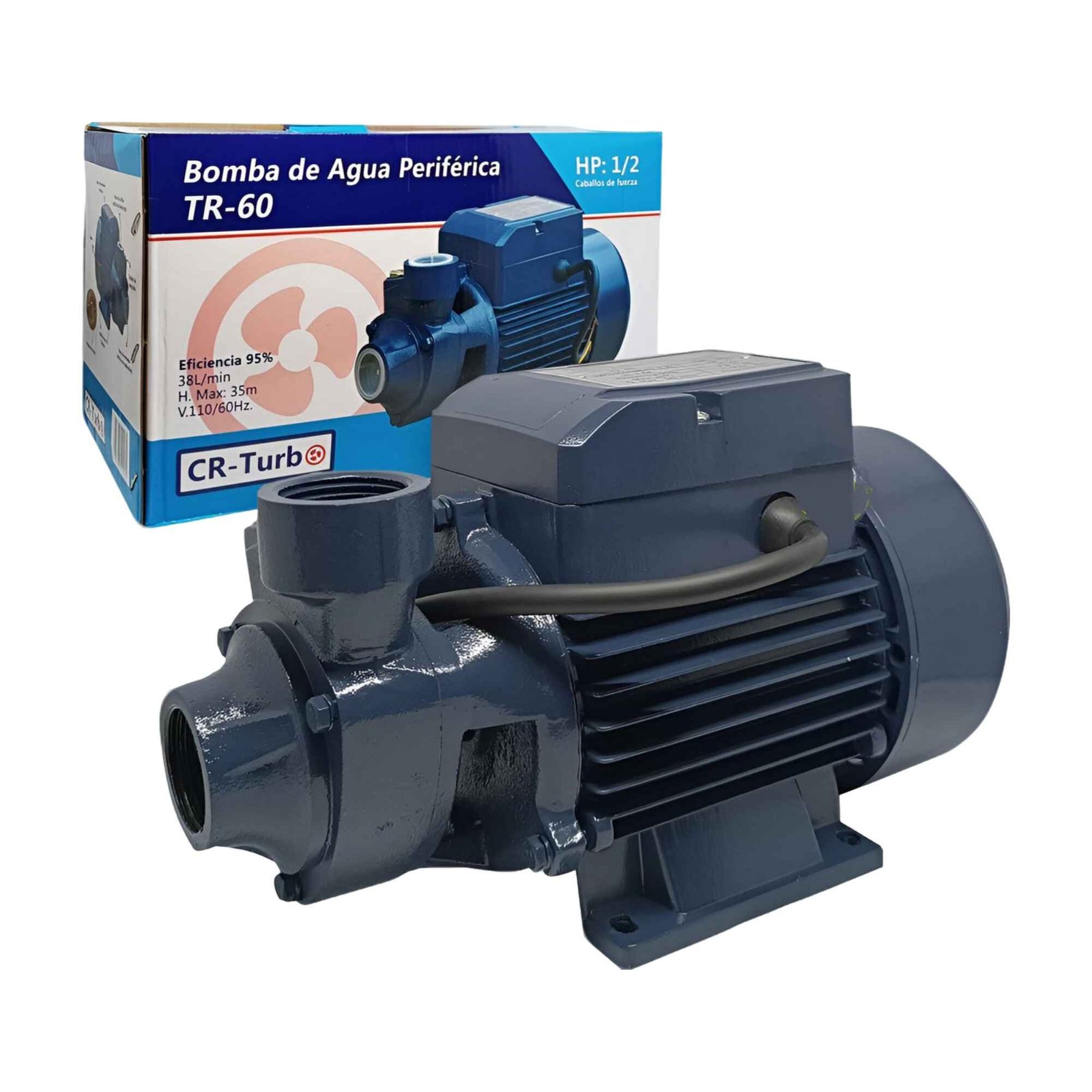 💧 Bomba de Agua 1/2 HP USA – Succión Fuerte y Presión Estable 💧