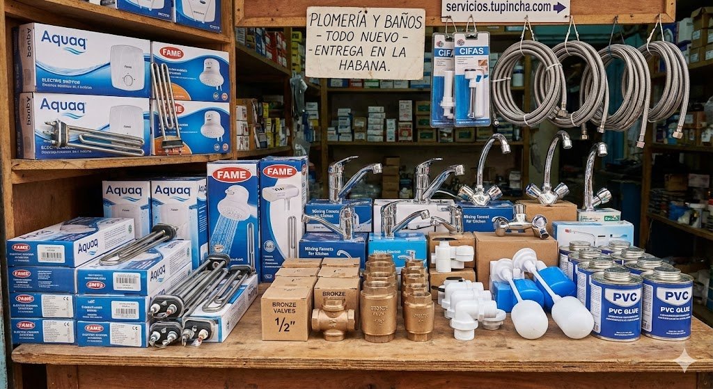 FERRETERÍA COMPLETA EN LA HABANA ⚡ PLOMERÍA, ELECTRICIDAD Y HERRAMIENTAS – TODO EN UN SOLO LUGAR